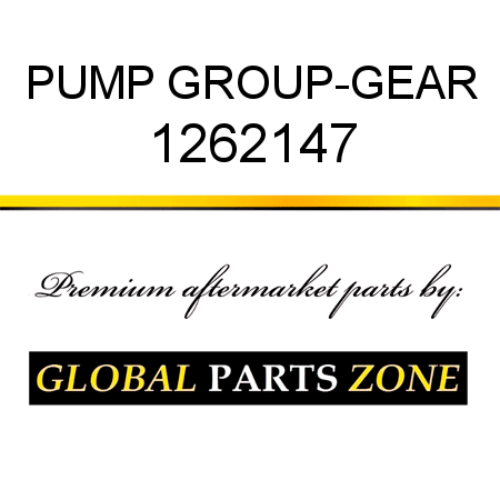 PUMP GROUP-GEAR 1262147