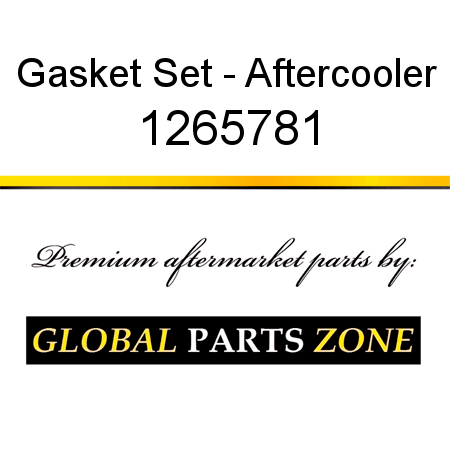 Gasket Set - Aftercooler 1265781
