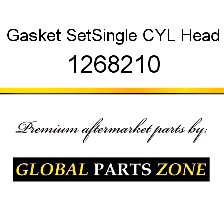 Gasket Set,Single CYL Head 1268210