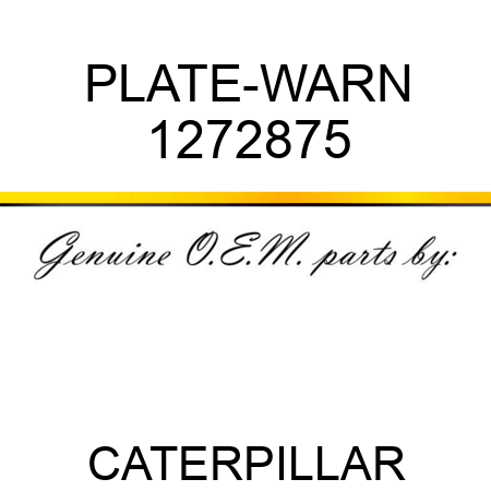 PLATE-WARN 1272875