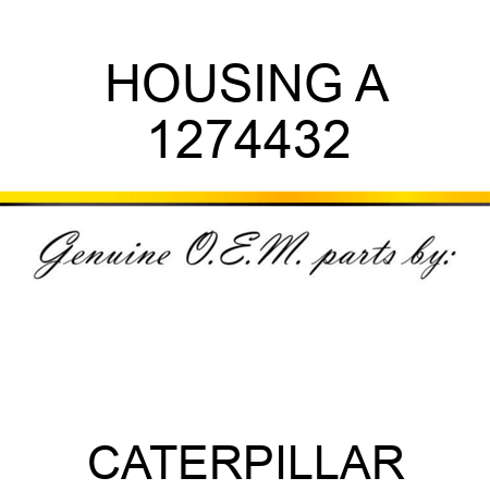 HOUSING A 1274432