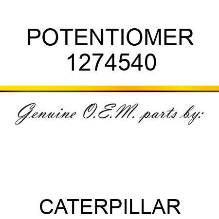 POTENTIOMER 1274540