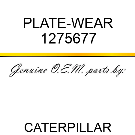 PLATE-WEAR 1275677
