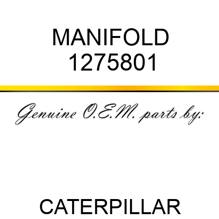 MANIFOLD 1275801