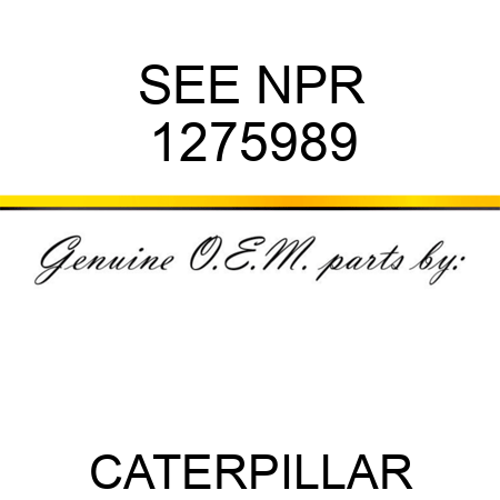 SEE NPR 1275989