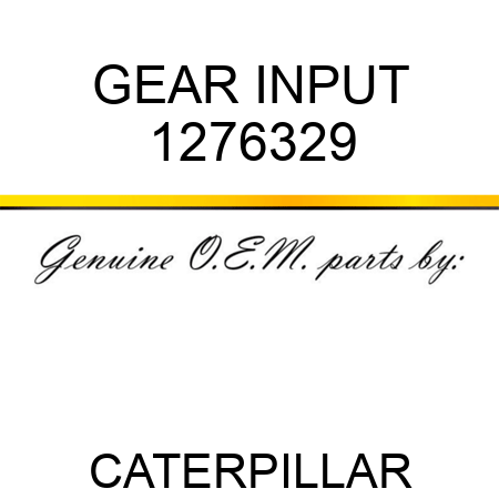 GEAR INPUT 1276329