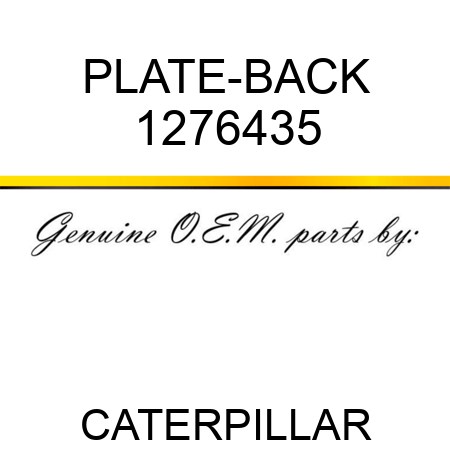PLATE-BACK 1276435