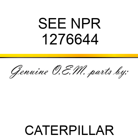 SEE NPR 1276644