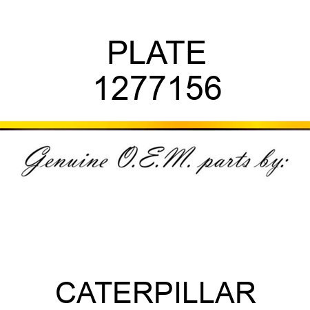 PLATE 1277156