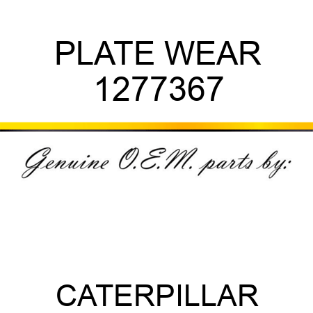 PLATE WEAR 1277367