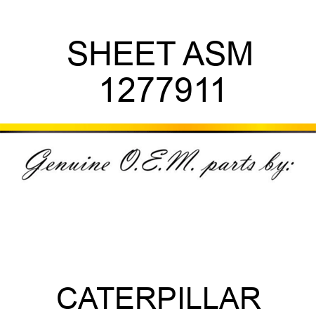 SHEET ASM 1277911