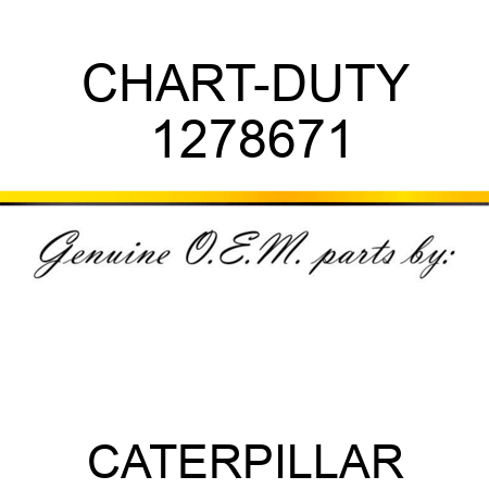 CHART-DUTY 1278671