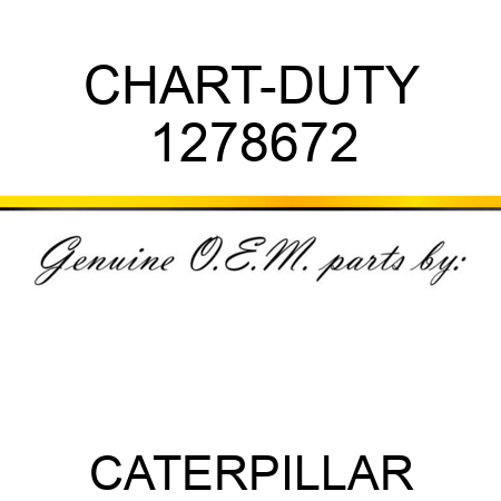 CHART-DUTY 1278672