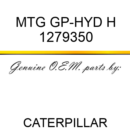 MTG GP-HYD H 1279350