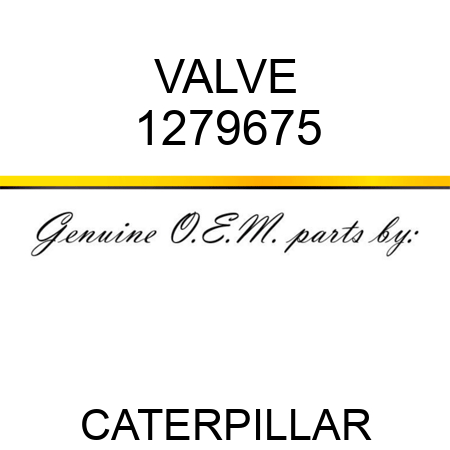 VALVE 1279675