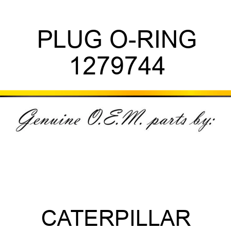 PLUG O-RING 1279744
