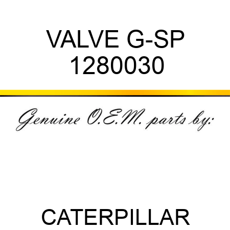 VALVE G-SP 1280030