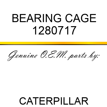 BEARING CAGE 1280717
