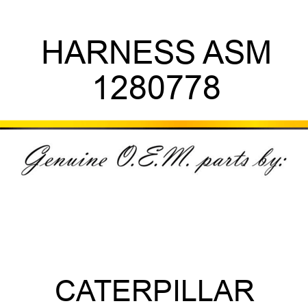 HARNESS ASM 1280778