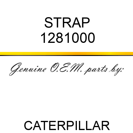 STRAP 1281000