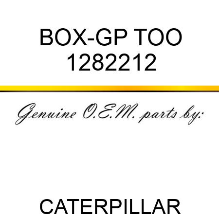 BOX-GP TOO 1282212