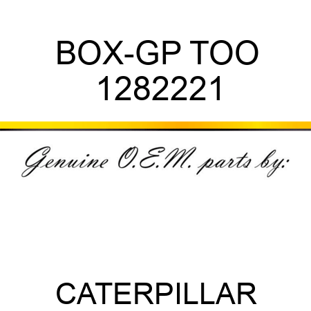 BOX-GP TOO 1282221