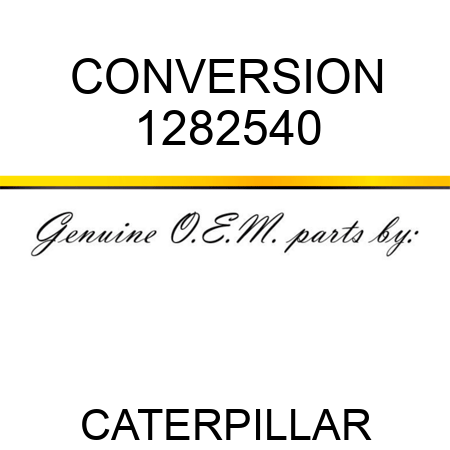 CONVERSION 1282540
