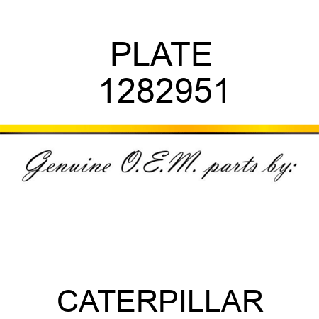 PLATE 1282951