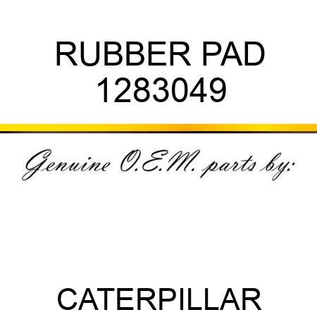 RUBBER PAD 1283049