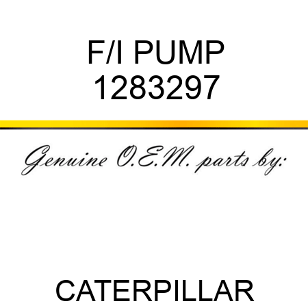 F/I PUMP 1283297