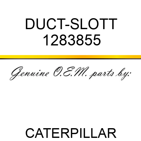 DUCT-SLOTT 1283855