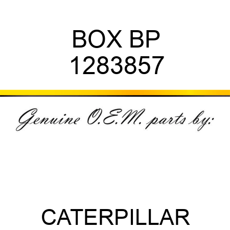 BOX BP 1283857