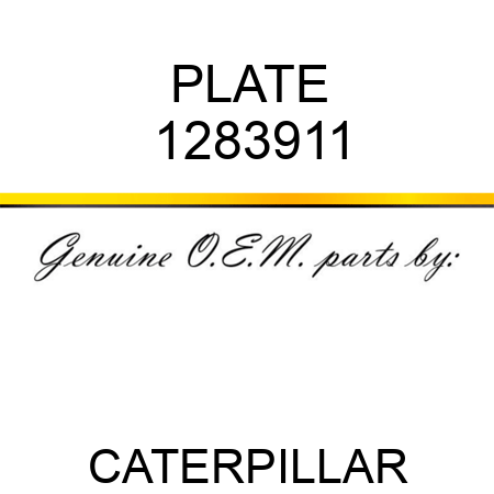 PLATE 1283911