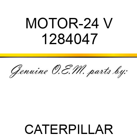 MOTOR-24 V 1284047