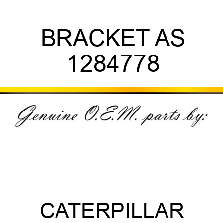 BRACKET AS 1284778