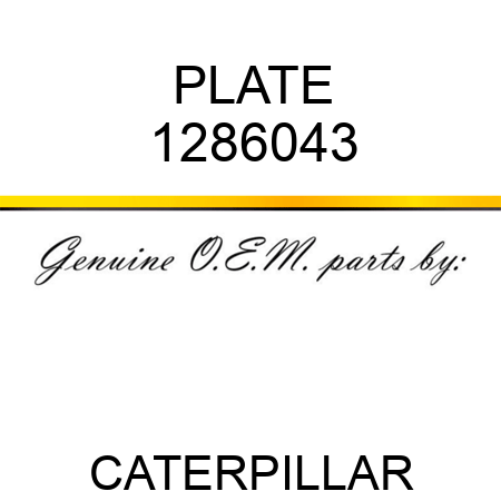 PLATE 1286043