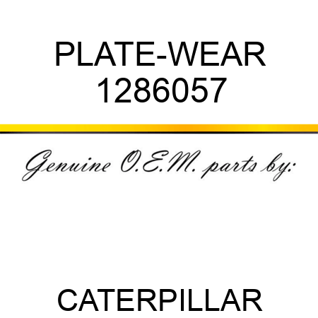 PLATE-WEAR 1286057