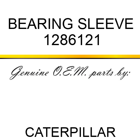 BEARING SLEEVE 1286121
