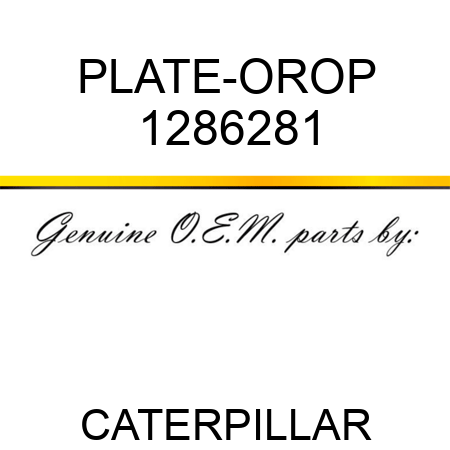 PLATE-OROP 1286281