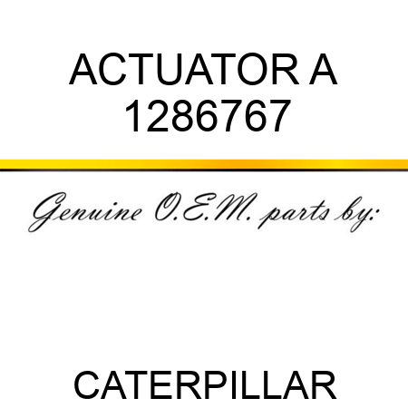 ACTUATOR A 1286767