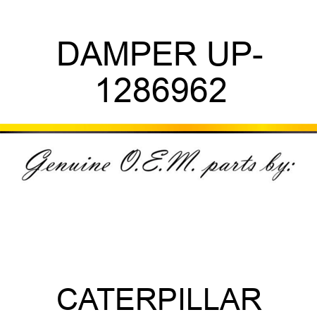 DAMPER UP- 1286962