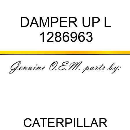 DAMPER UP L 1286963