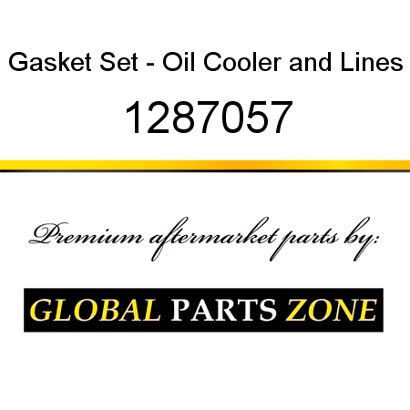 Gasket Set - Oil Cooler&Lines 1287057