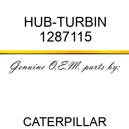 HUB-TURBIN 1287115