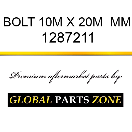 BOLT 10M X 20M  MM 1287211