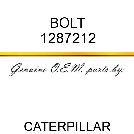 BOLT 1287212