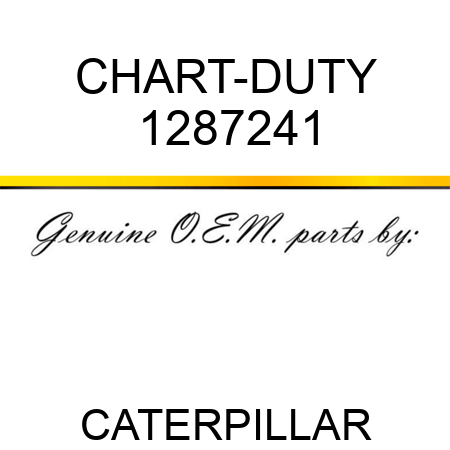 CHART-DUTY 1287241