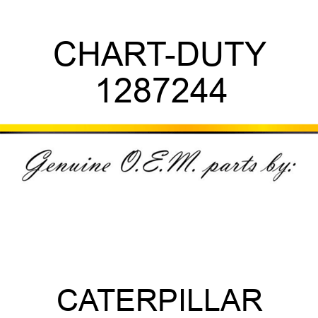 CHART-DUTY 1287244