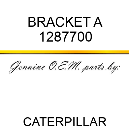 BRACKET A 1287700