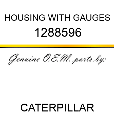 HOUSING WITH GAUGES 1288596
